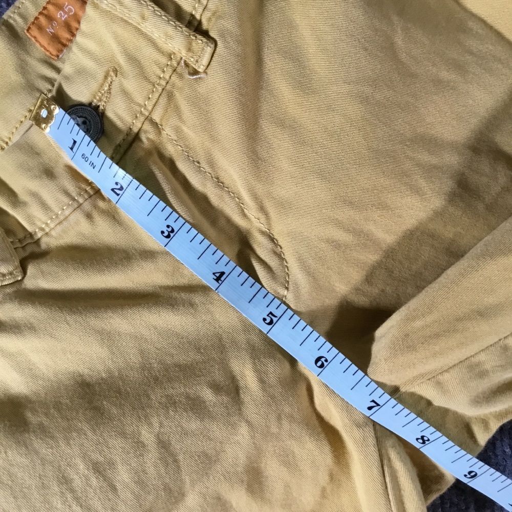 Pilcro and The Letterpress Hyphen low rise chino pants women’s size 25 - Picture 8 of 10